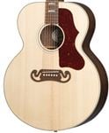 Gibson SJ200 Studio Walnut Acoustic Electric Guitar Satin Natural with Case